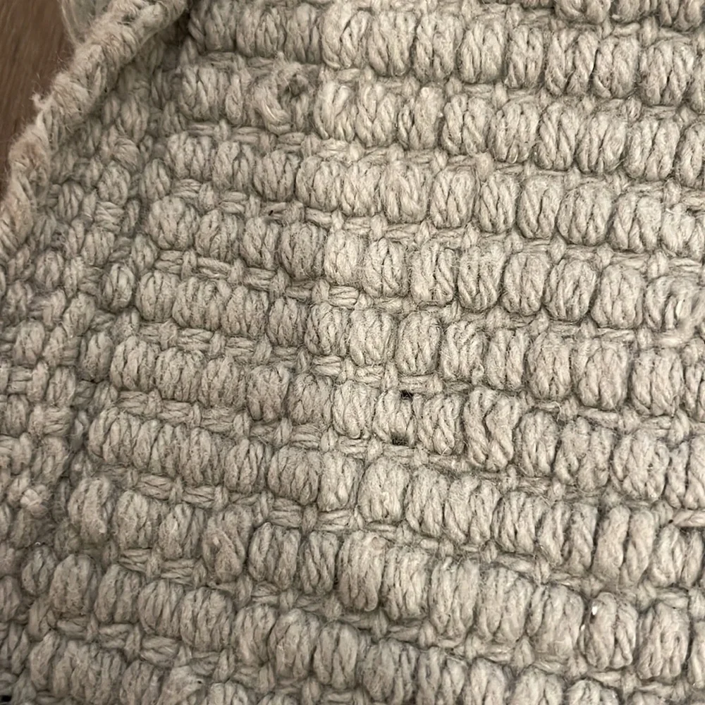 World Market Hand-Woven Checkered Bath Mat